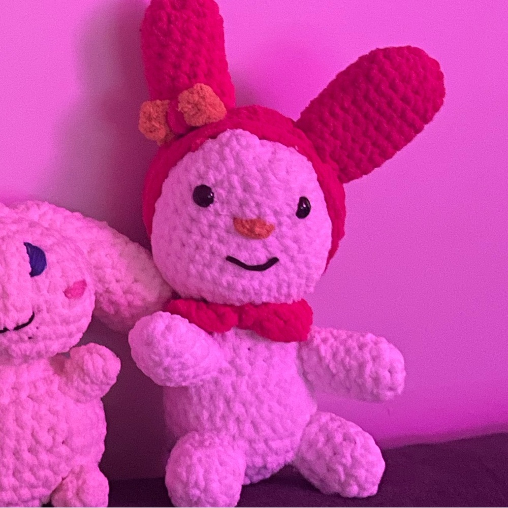 HANDMADE MY MELODY PLUSHIE/AMIGURUMI!